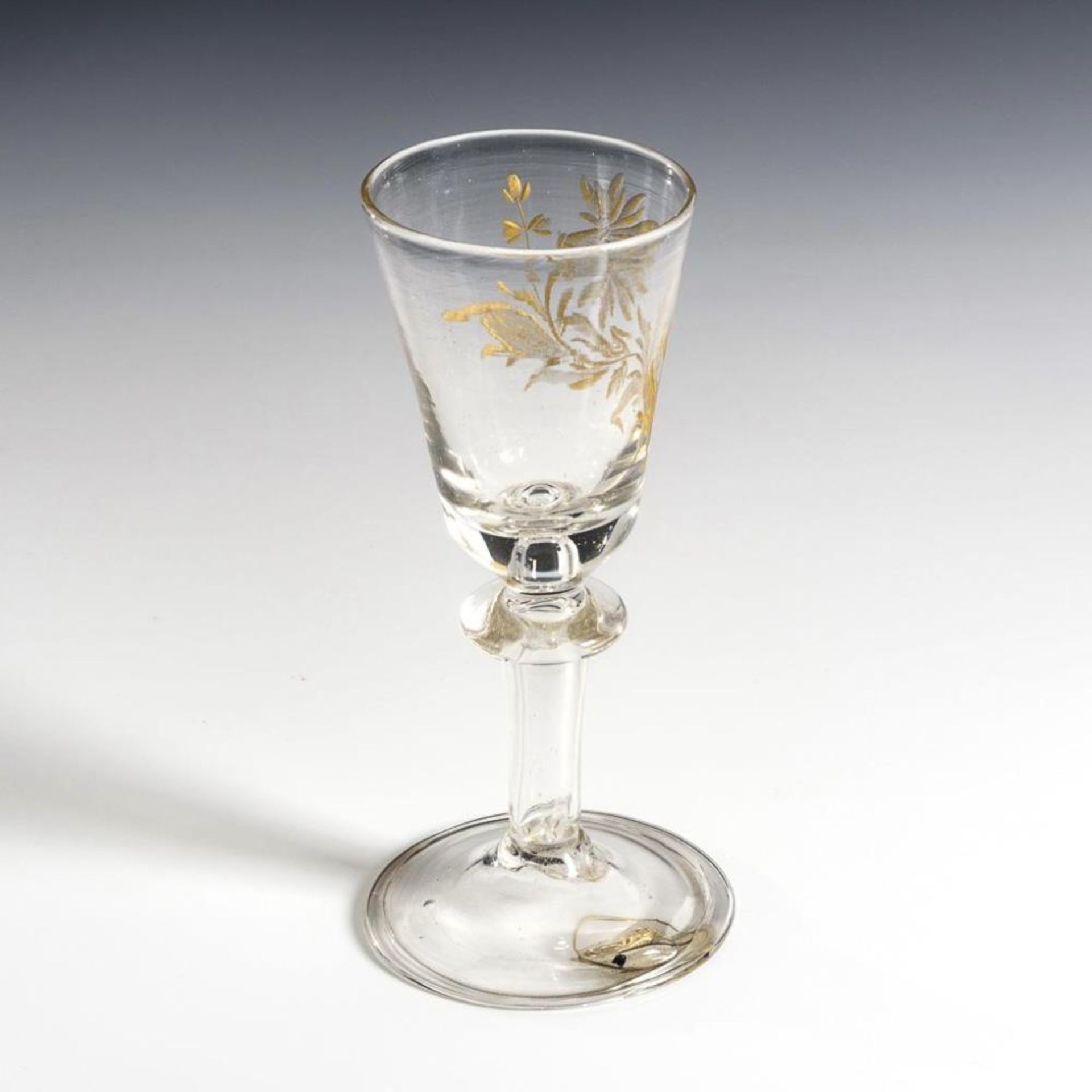 Barockes Kelchglas mit Floraldekor. - Image 2 of 3