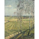 HOHLFELD, Leo (1872 Waren - 1951 Dessau). Sonnige Landschaft.