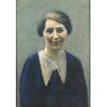 RUETZ, Hedwig (1879 Riga - 1966 Beulwitz/Saalfeld). Porträt der Schwester der Künstlerin.