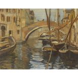 WEIL, Otto (1884 Friedrichstal – 1929 Saarbrücken). Kanal in Venedig.