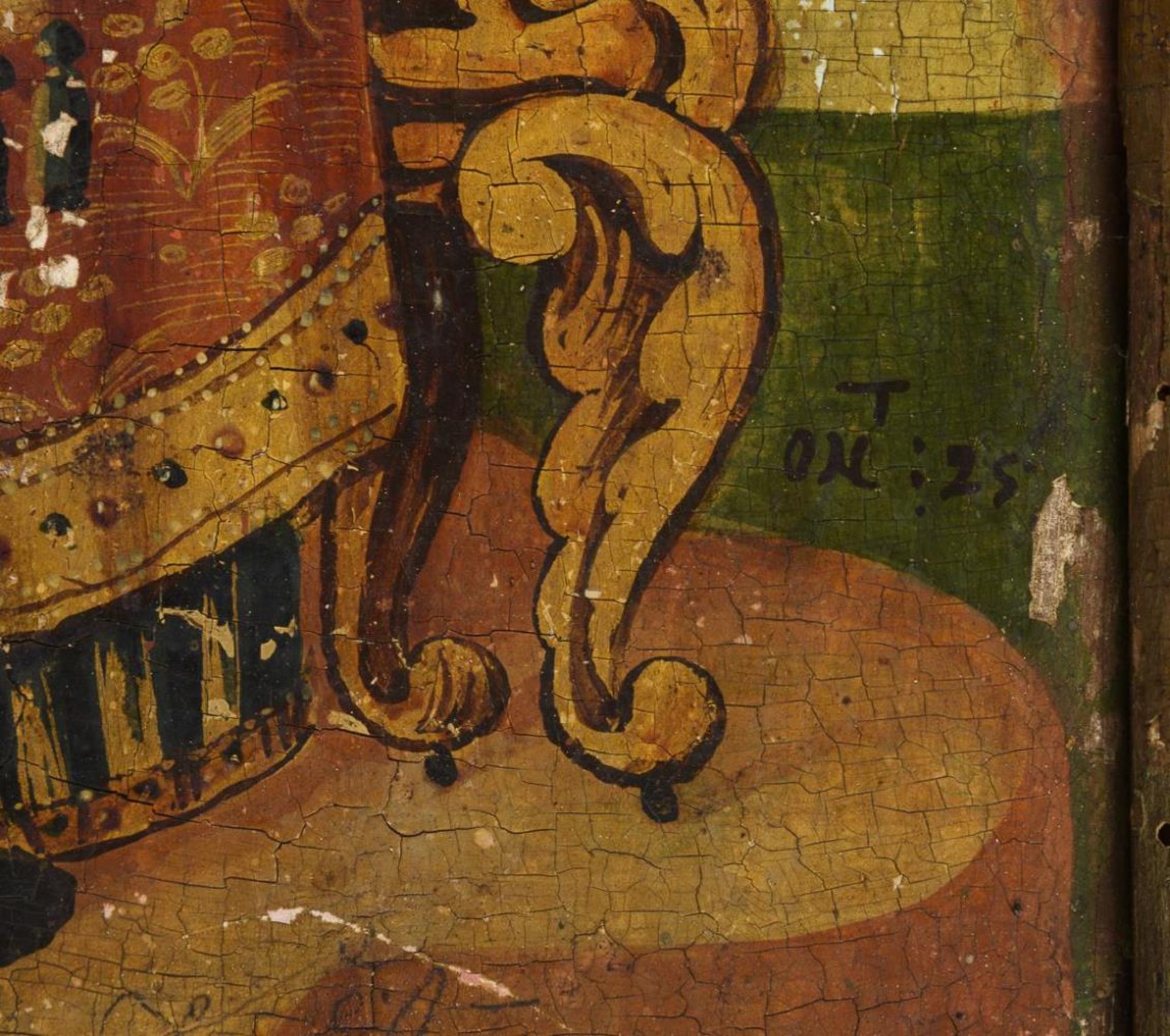 Griechische Ikone mit Heiligem. - Image 4 of 5