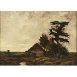 MARIS, Matthijs zugeschrieben. Weite Landschaft mit Bauernhaus.