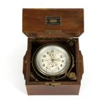 Schiffschronometer mit 56 h Gangreserve. A. Lange & Söhne Glashütte B/Dresden.