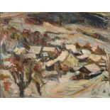 SCHÖNMANN, Erwin (1906 - 2001). Expressive Winterlandschaft.