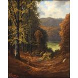 BRAUNE, Hugo Ludwig (*1872). Herbstwald.