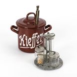 Großer Puppen-Einkochtopf "Kieffer".