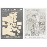 CASTILLO, Jorge (*1933 Pontevedra). 2 Ausstellungsplakate.