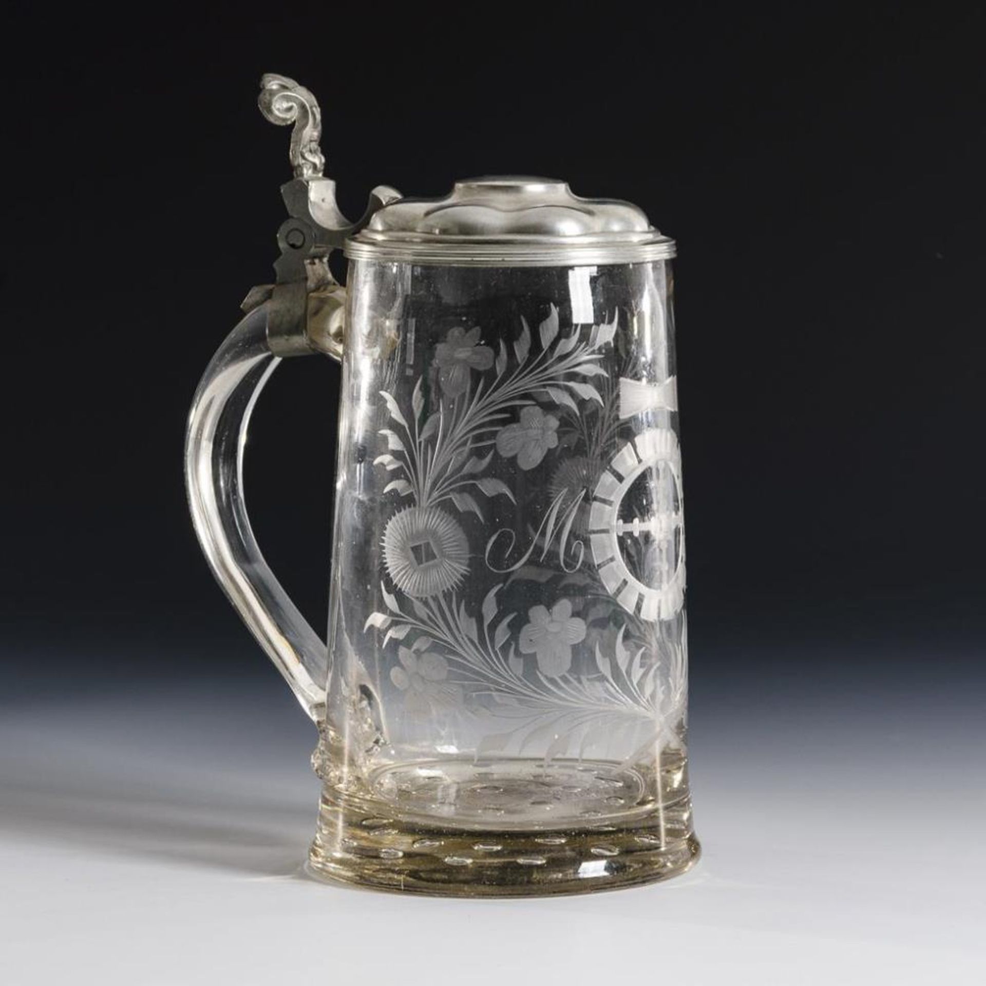 Biedermeier-Bierkrug. - Image 2 of 3