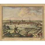 SCHENK, Peter (der Ältere) (1660 Elberfeld - 1711 Leipzig). Ansicht von Stralsund .