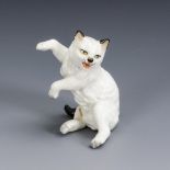 Seltene Miniaturfigur: Katze. Aelteste Volkstedter.