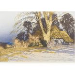 DROEGE, Oskar (1898 Hamburg - 1983 Hamburg). Winterlandschaft.