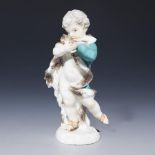 Kleine Barock-Figur: Allegorie "Der Winter". Meissen.