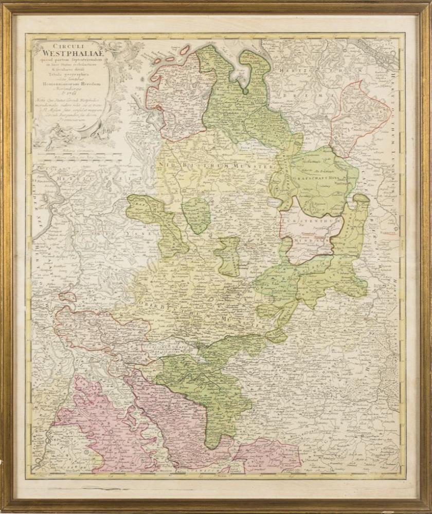 2 Landkarten von Westfalen. - Image 2 of 3