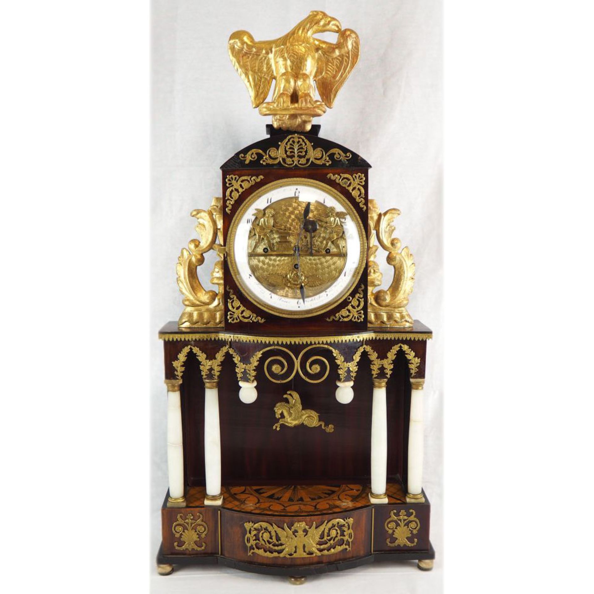 Viennese portal clock - house watch around 1820