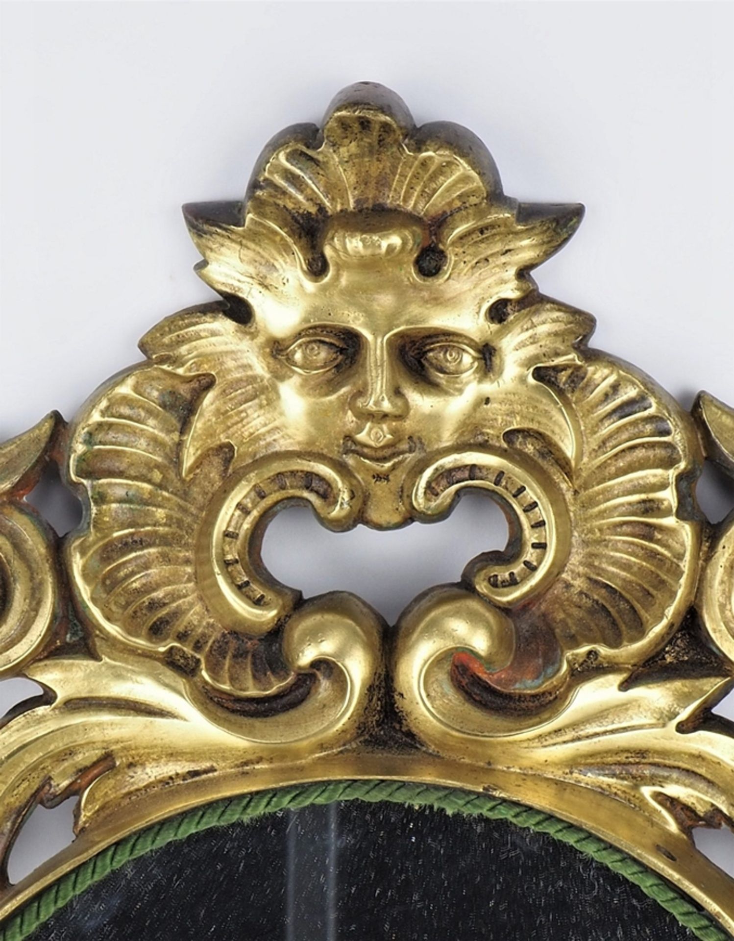 Bronze mirror, neo-baroque around 1880 - Image 2 of 4