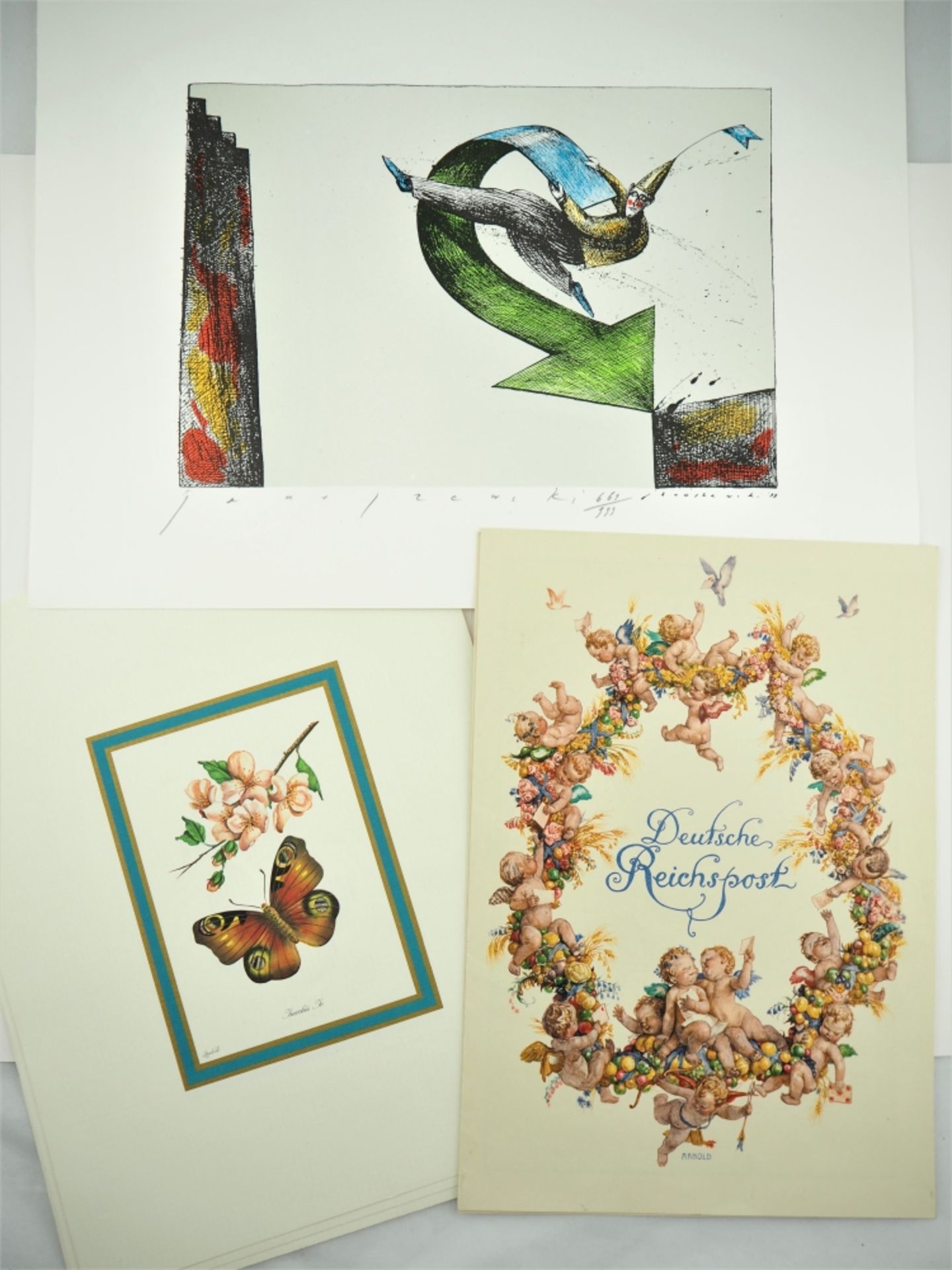 Volume of serigraphs, 9 pieces