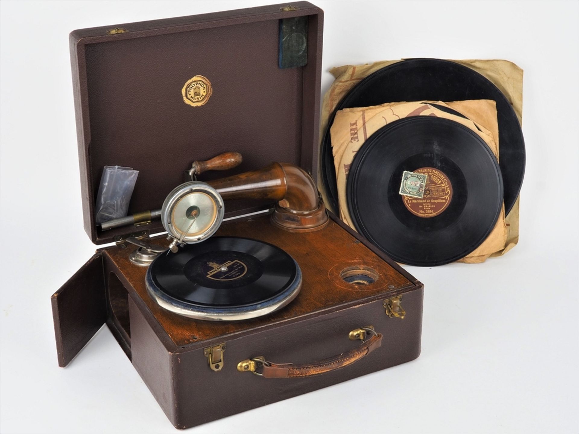Pocket gramophone "Polyphon"