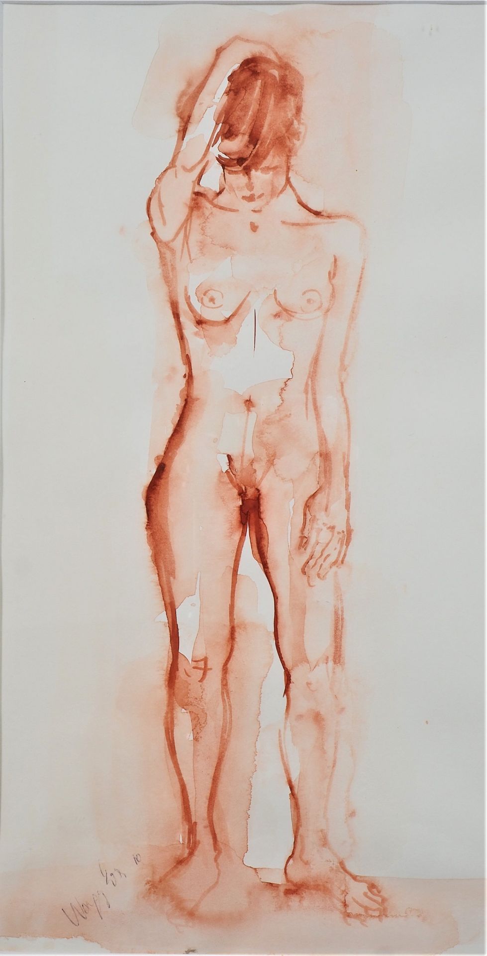 Eva Nagy (1921, Aiud - 2003, Vienna) - female nude.