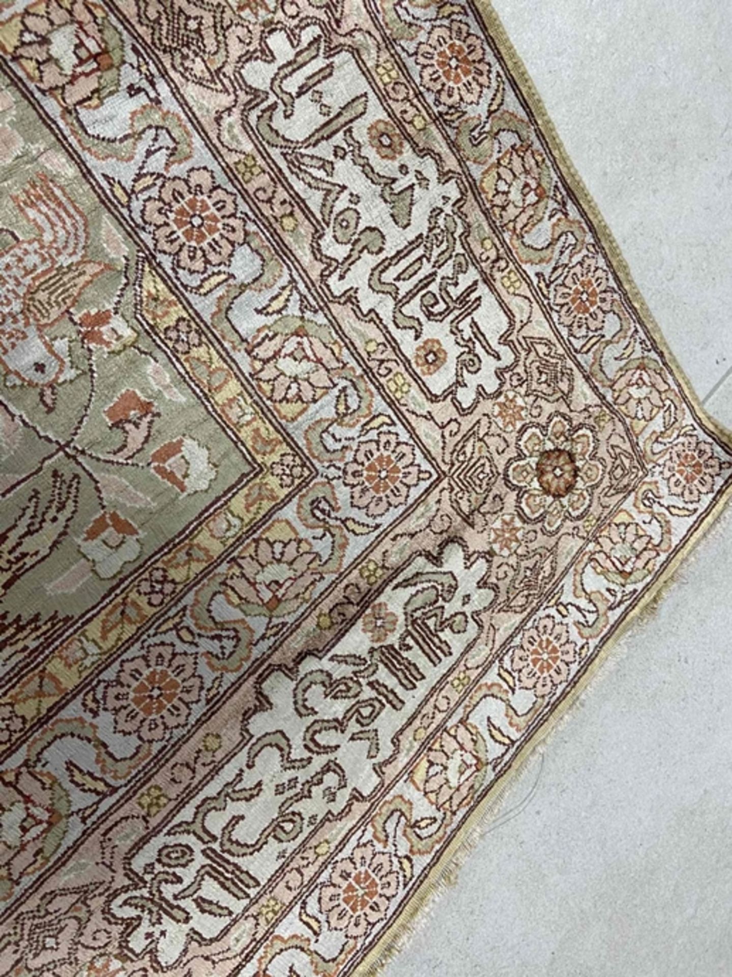 Hereke, Turkey - silk carpet - Image 6 of 8