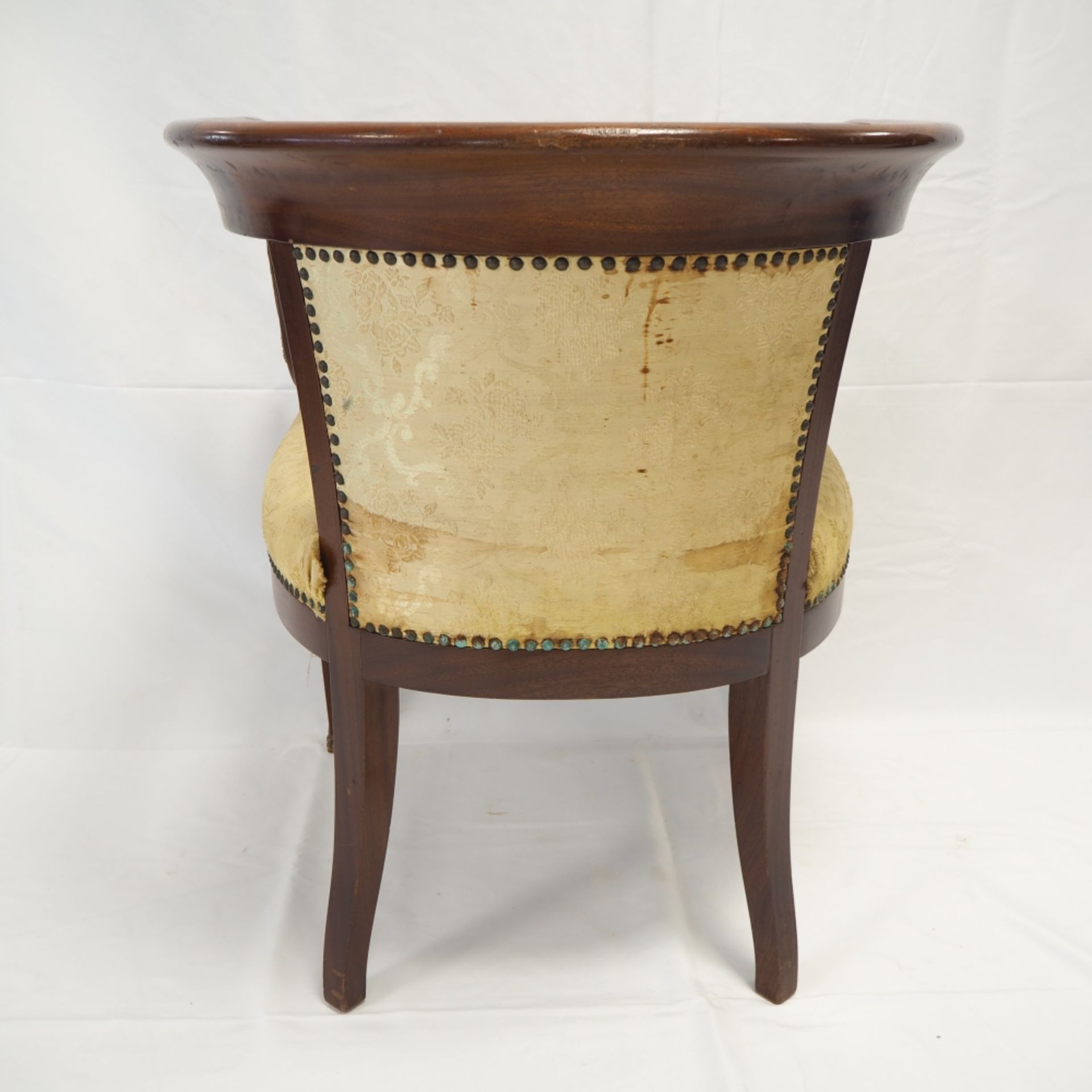 Empire armchair - around 1890 - in original condition - Image 4 of 4