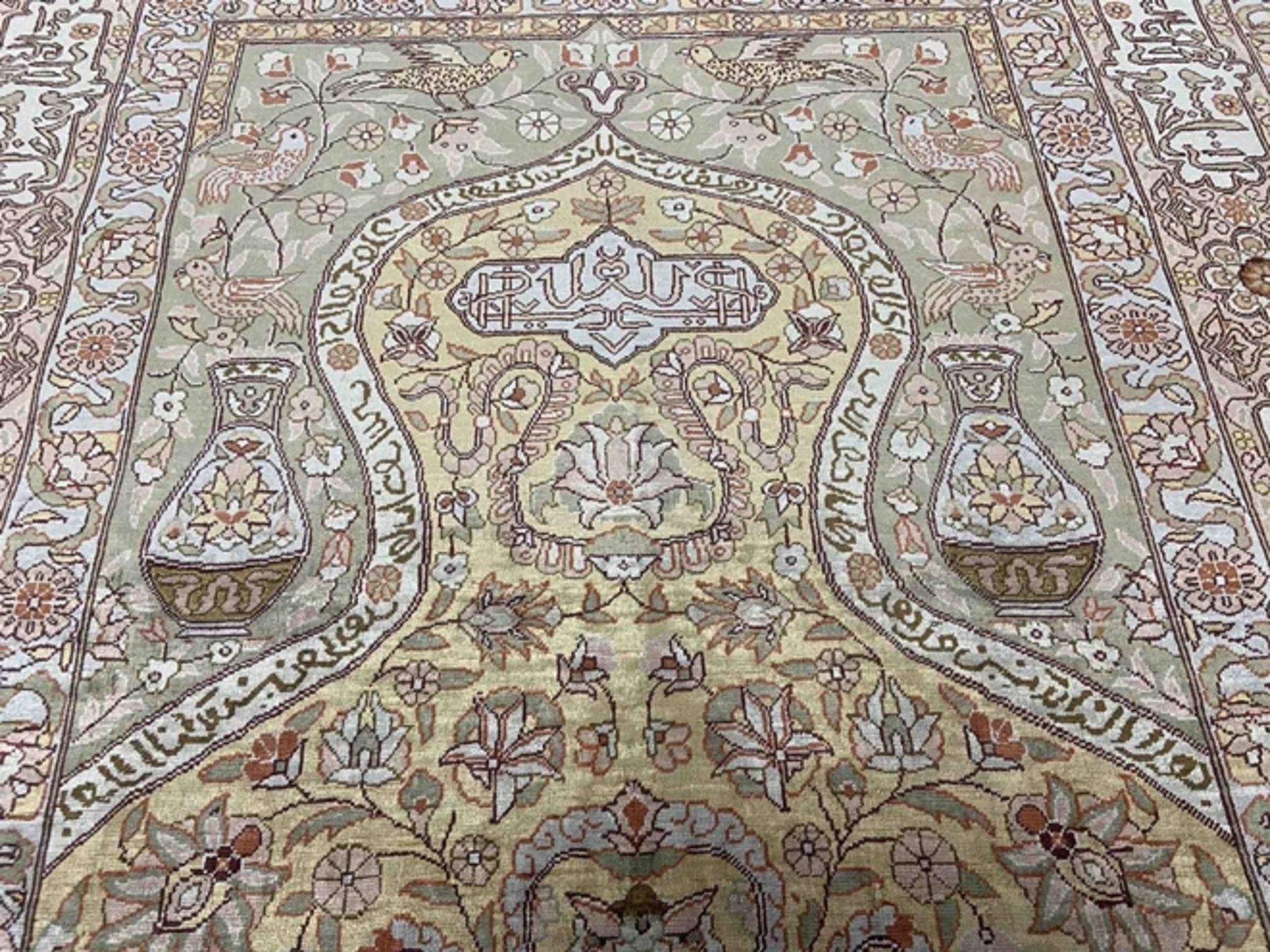 Hereke, Turkey - silk carpet - Image 4 of 8