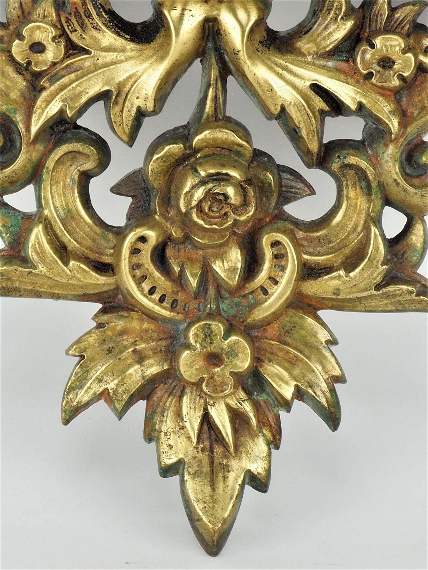 Bronze mirror, neo-baroque around 1880 - Image 3 of 4