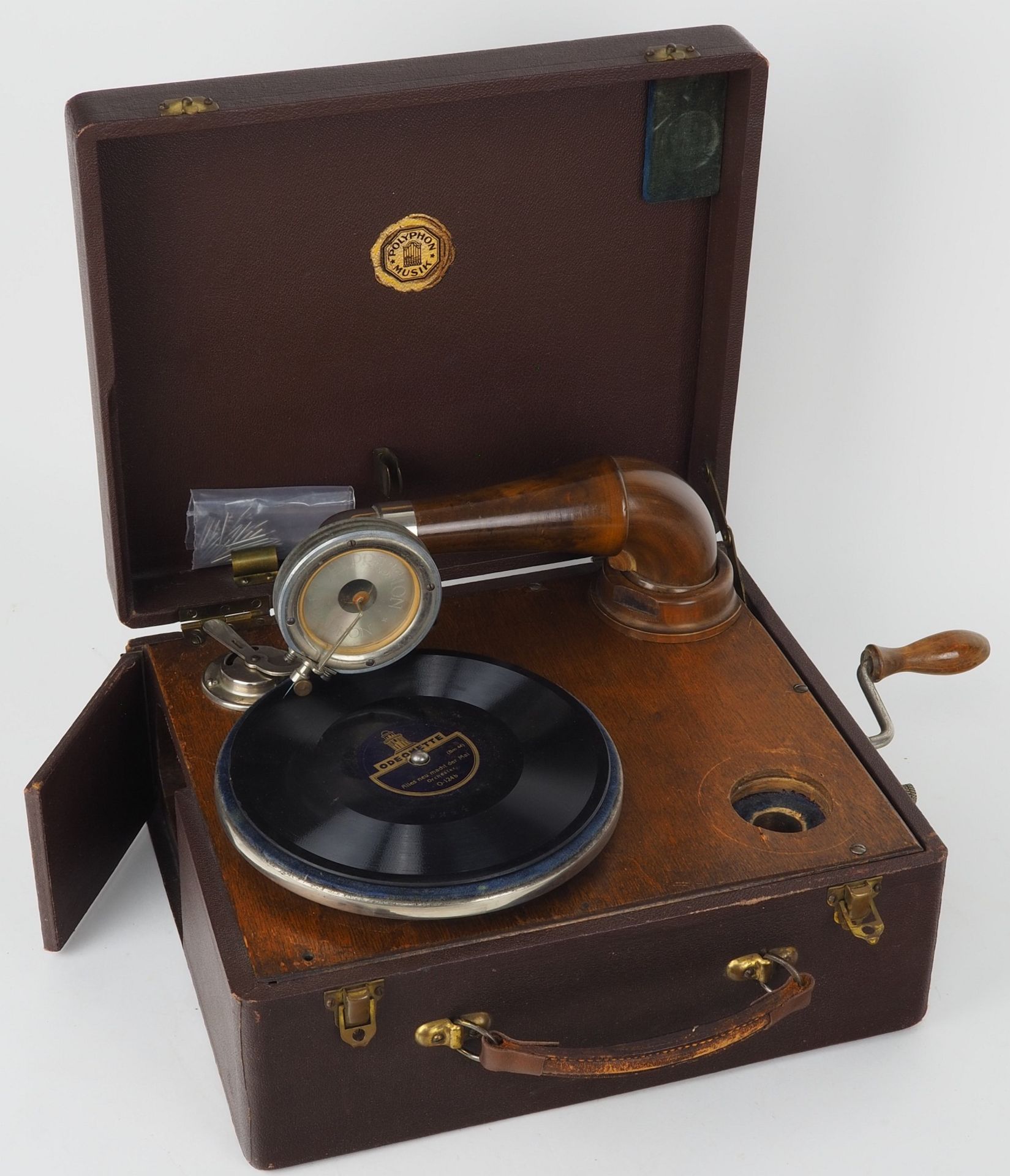 Pocket gramophone "Polyphon" - Image 2 of 2