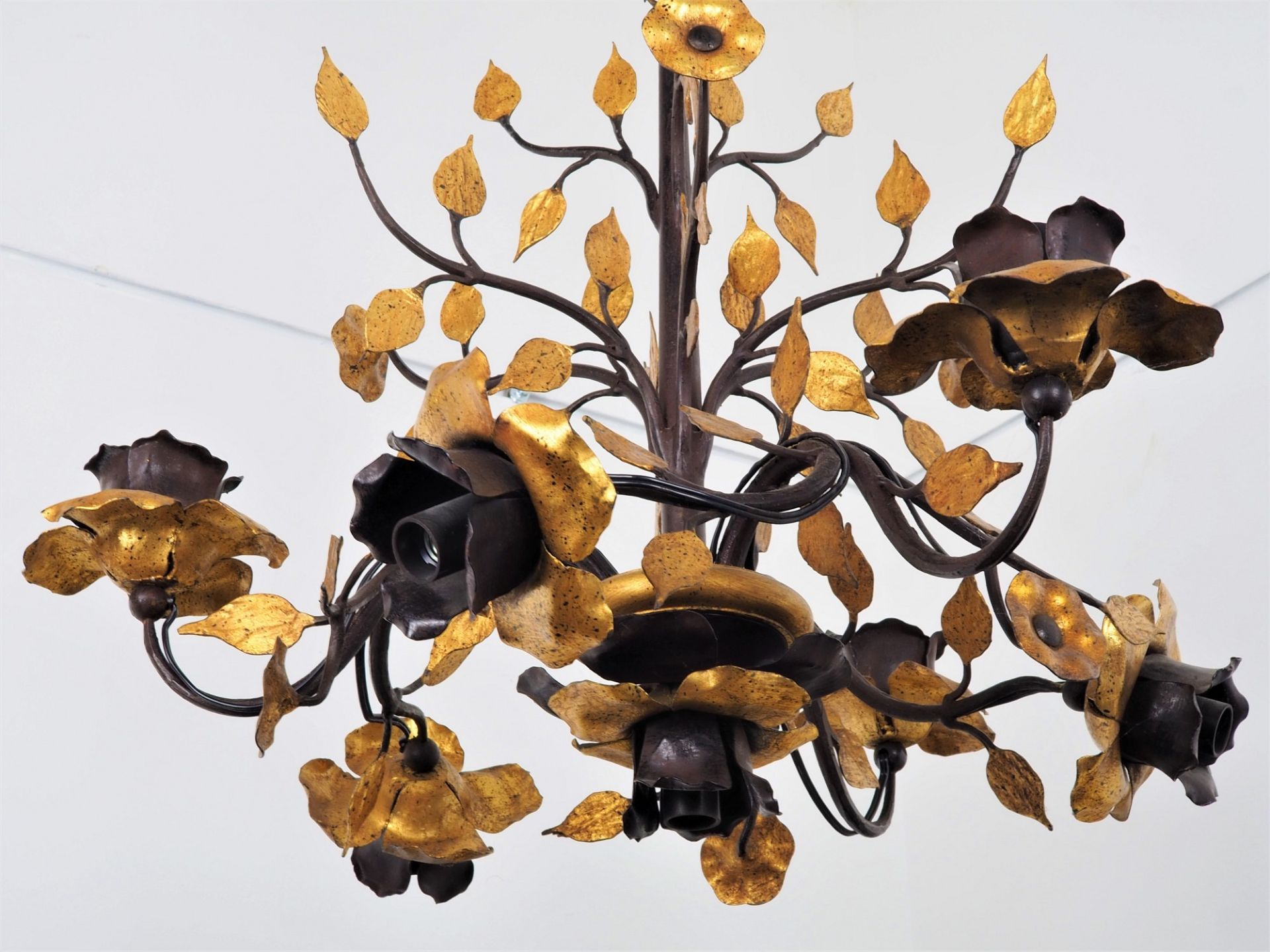 Ceiling lamp wrought iron - Image 2 of 2