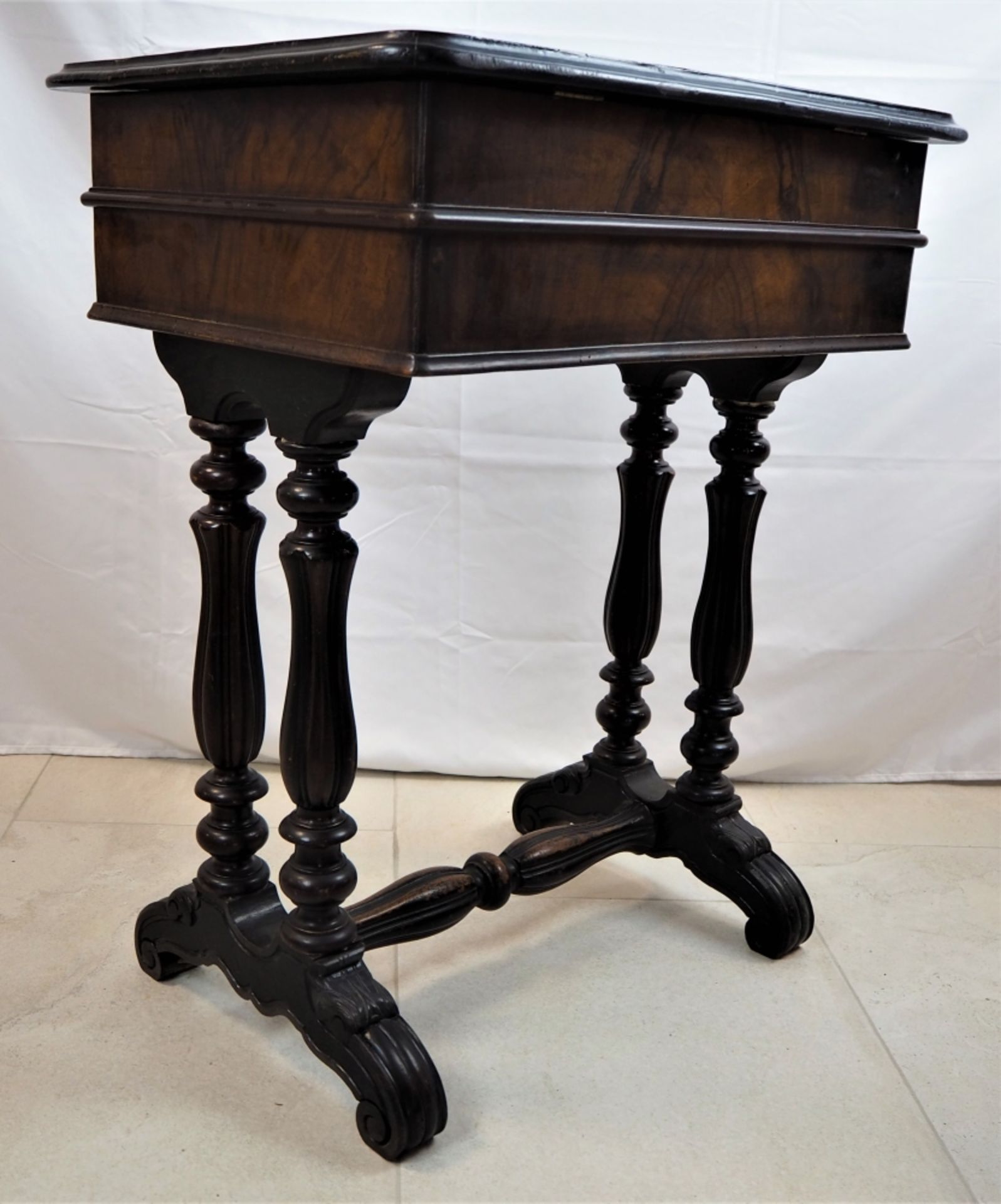 Wilhelminian style sewing table, around 1880