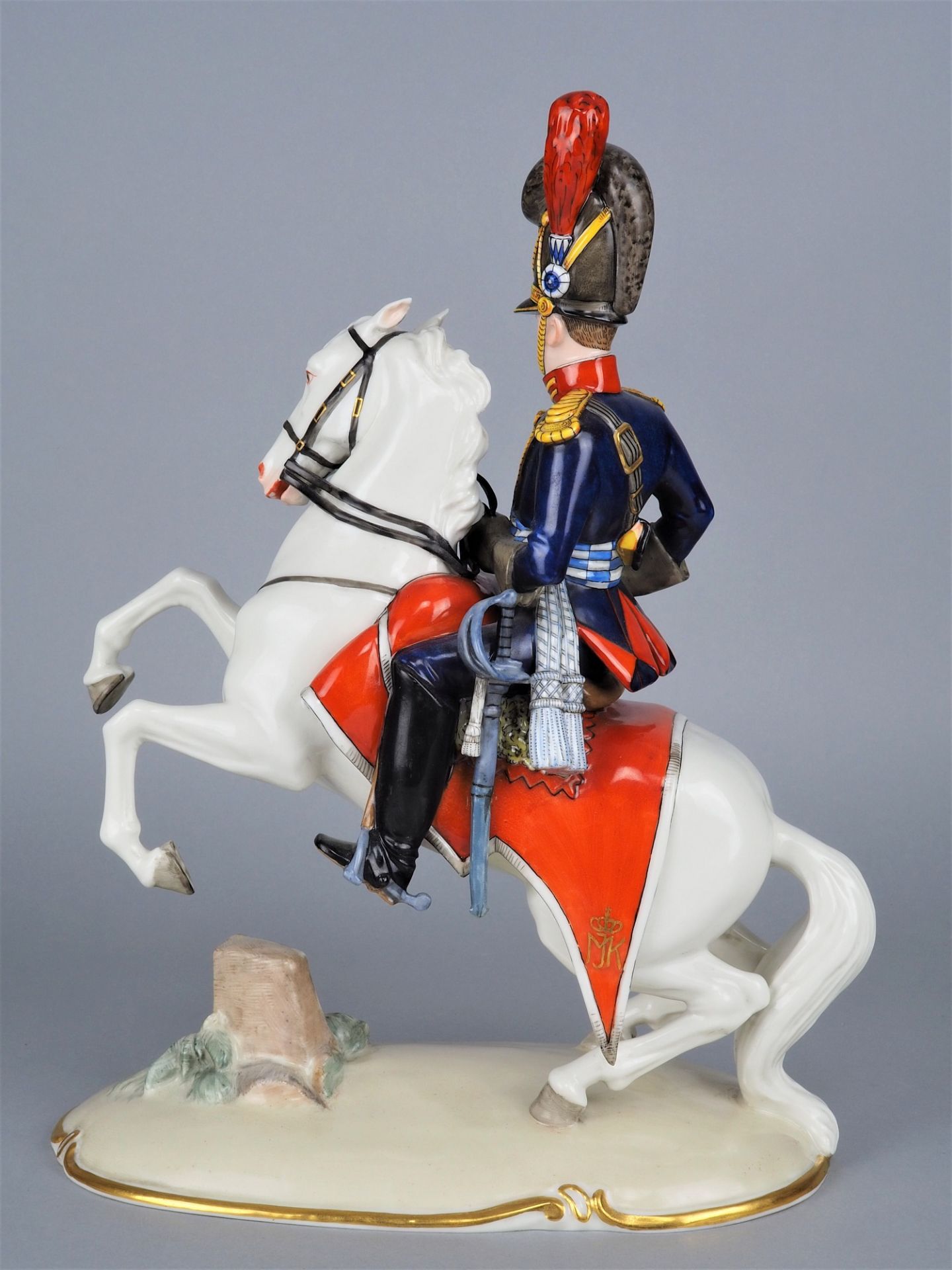 Nymphenburg Porcelain Manufactory: Bavarian Artillery Officer from 1813. - Image 4 of 6