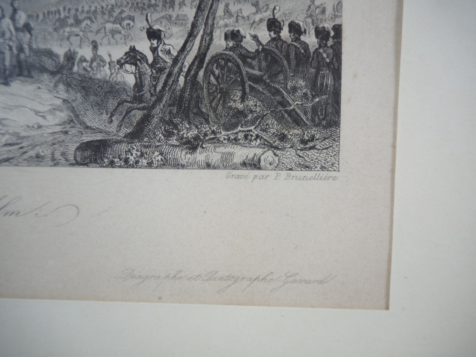 Engraving capitulation of Ulm before Napoleon - Image 4 of 4