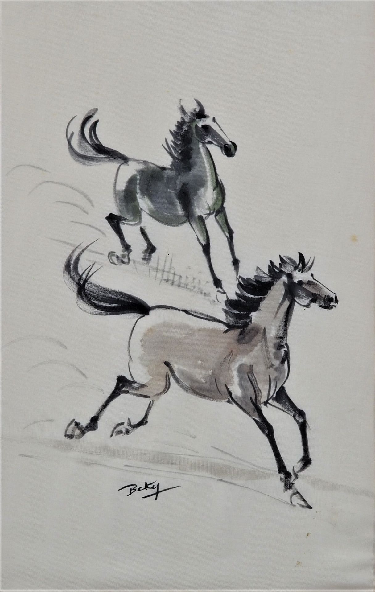 Drawing horses