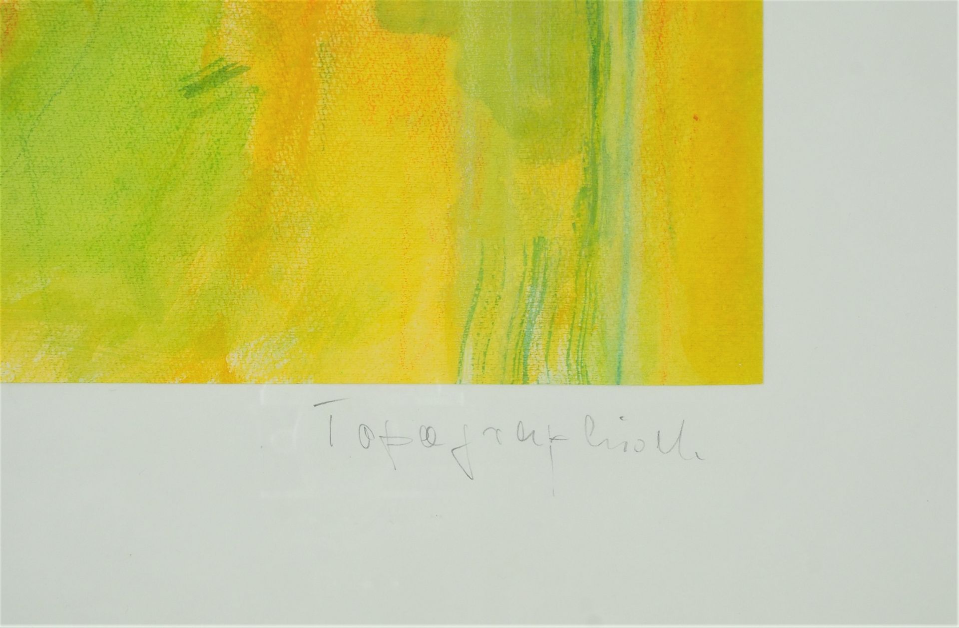 Abstract composition "Topographical" - illegibly signed, 1993. - Image 3 of 3