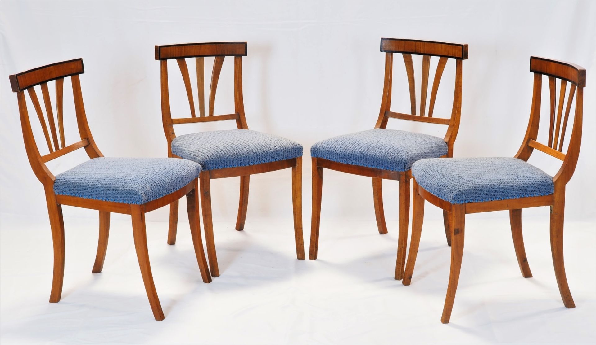 Four-set chairs, Biedermeier