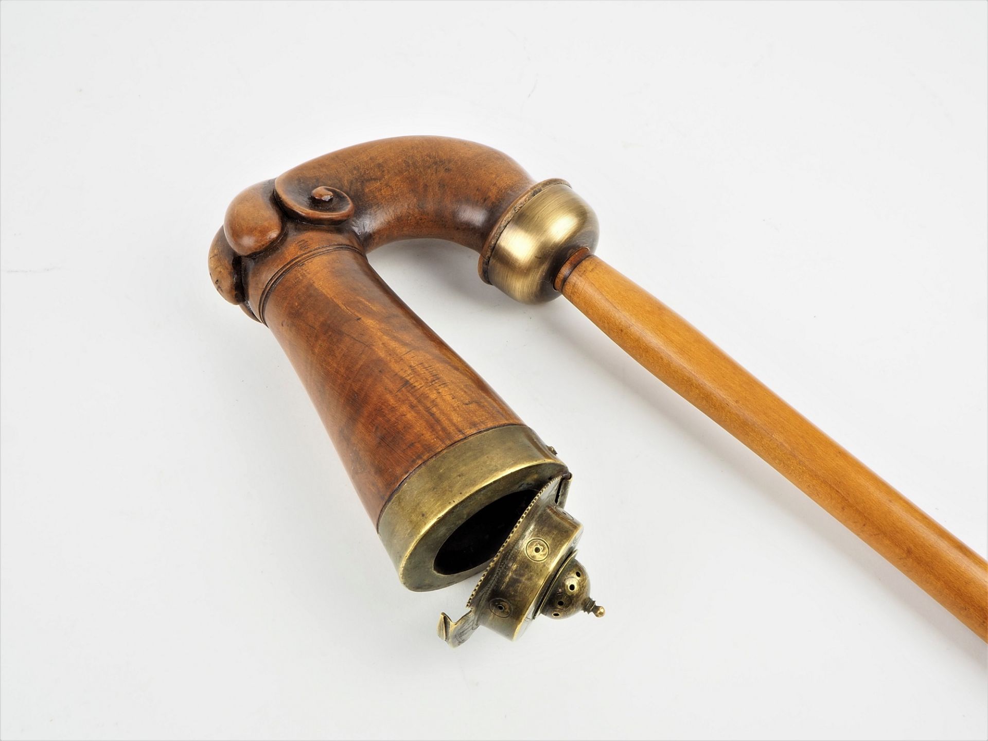 Large tobacco pipe around 1870 - Image 2 of 3