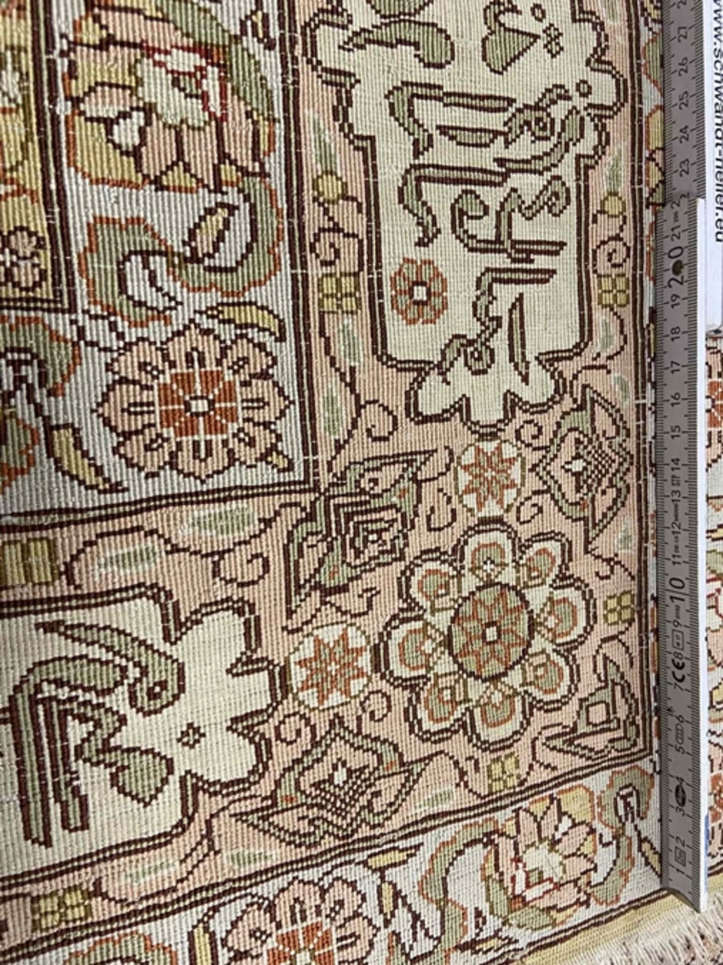 Hereke, Turkey - silk carpet - Image 8 of 8