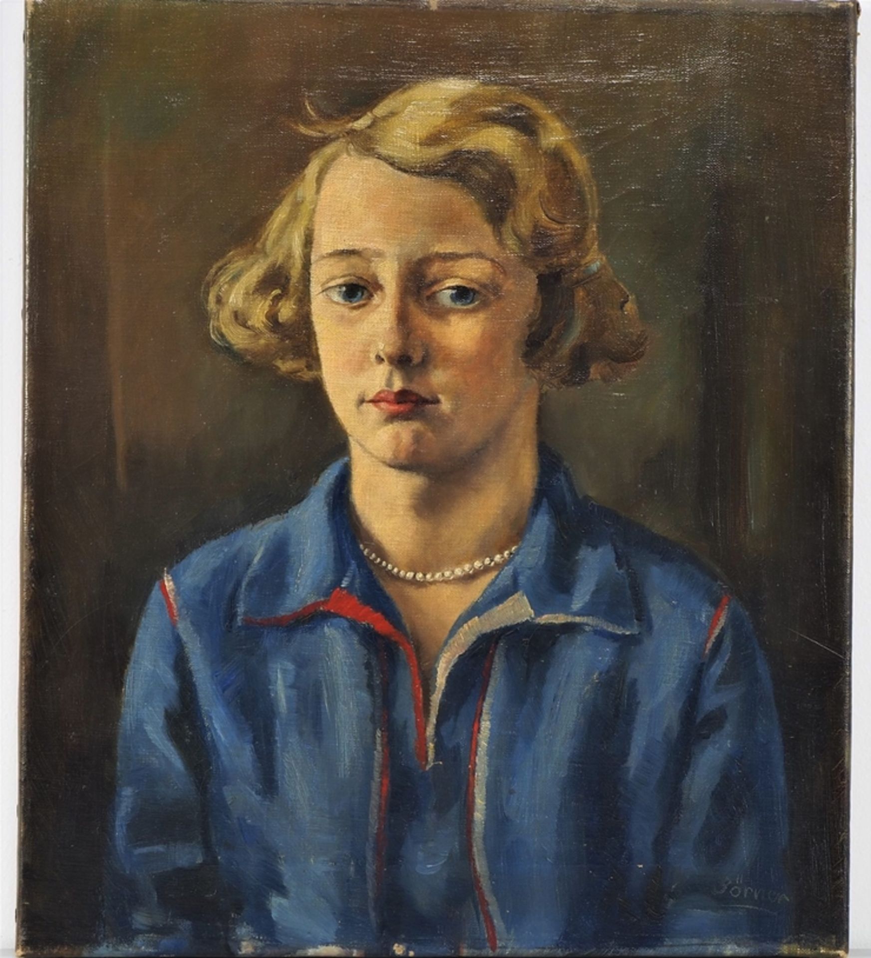 Emil Paul Börner (1888-1970, Meissen) - Portrait of a Lady