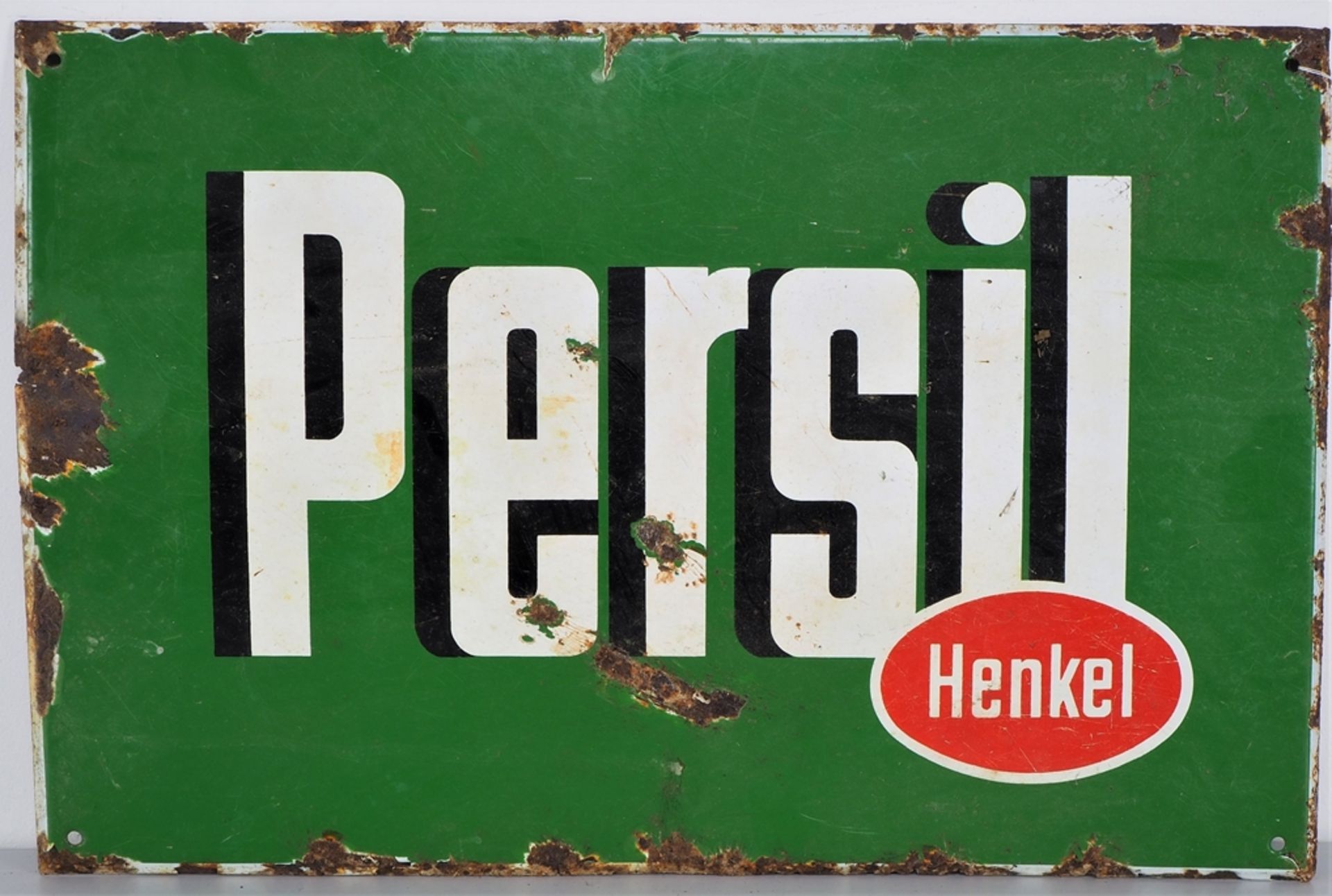 Advertising signs enamel Persil, 2 pieces