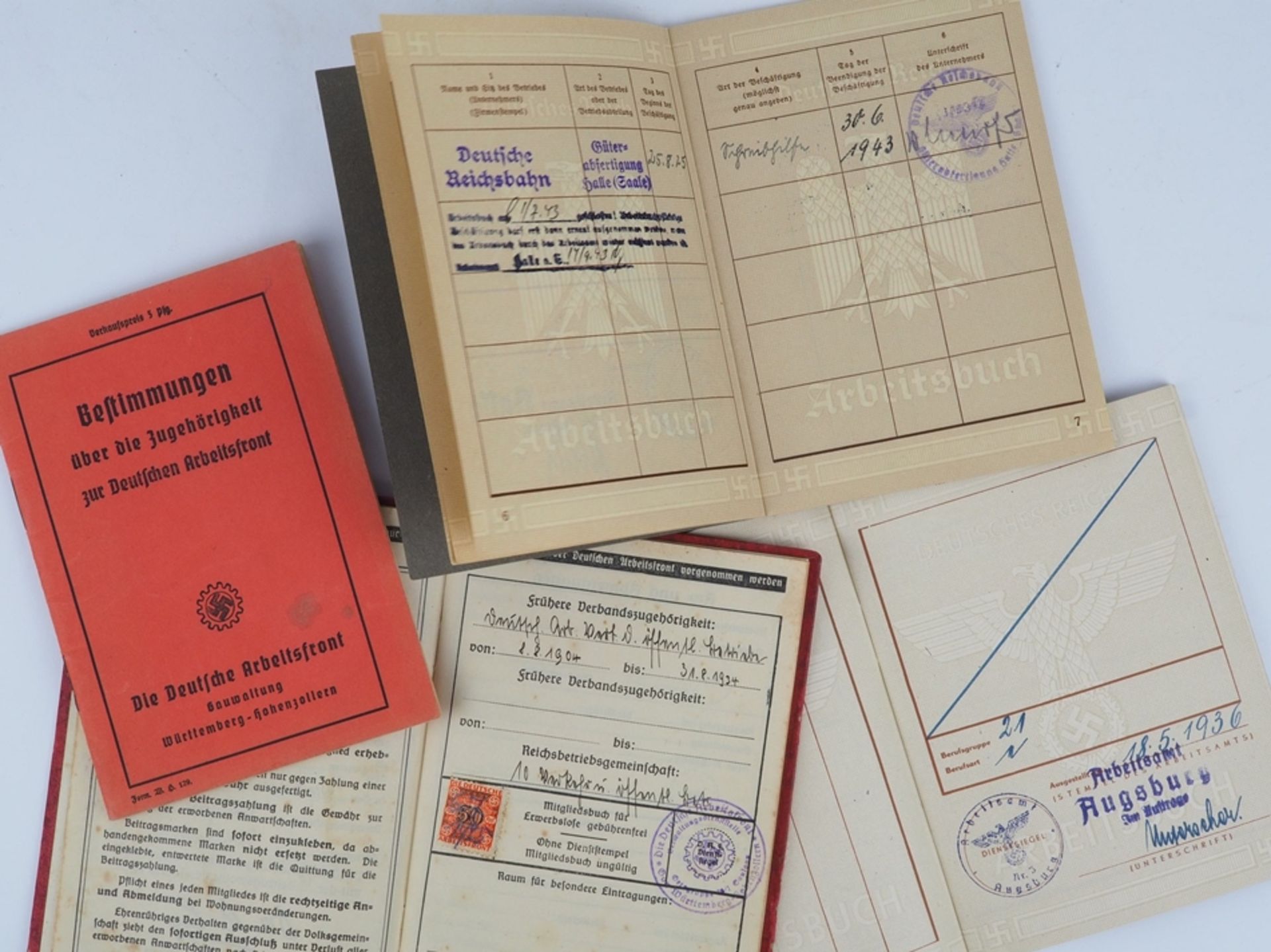 Bundle of documents, National Socialist German Reich - Image 2 of 2