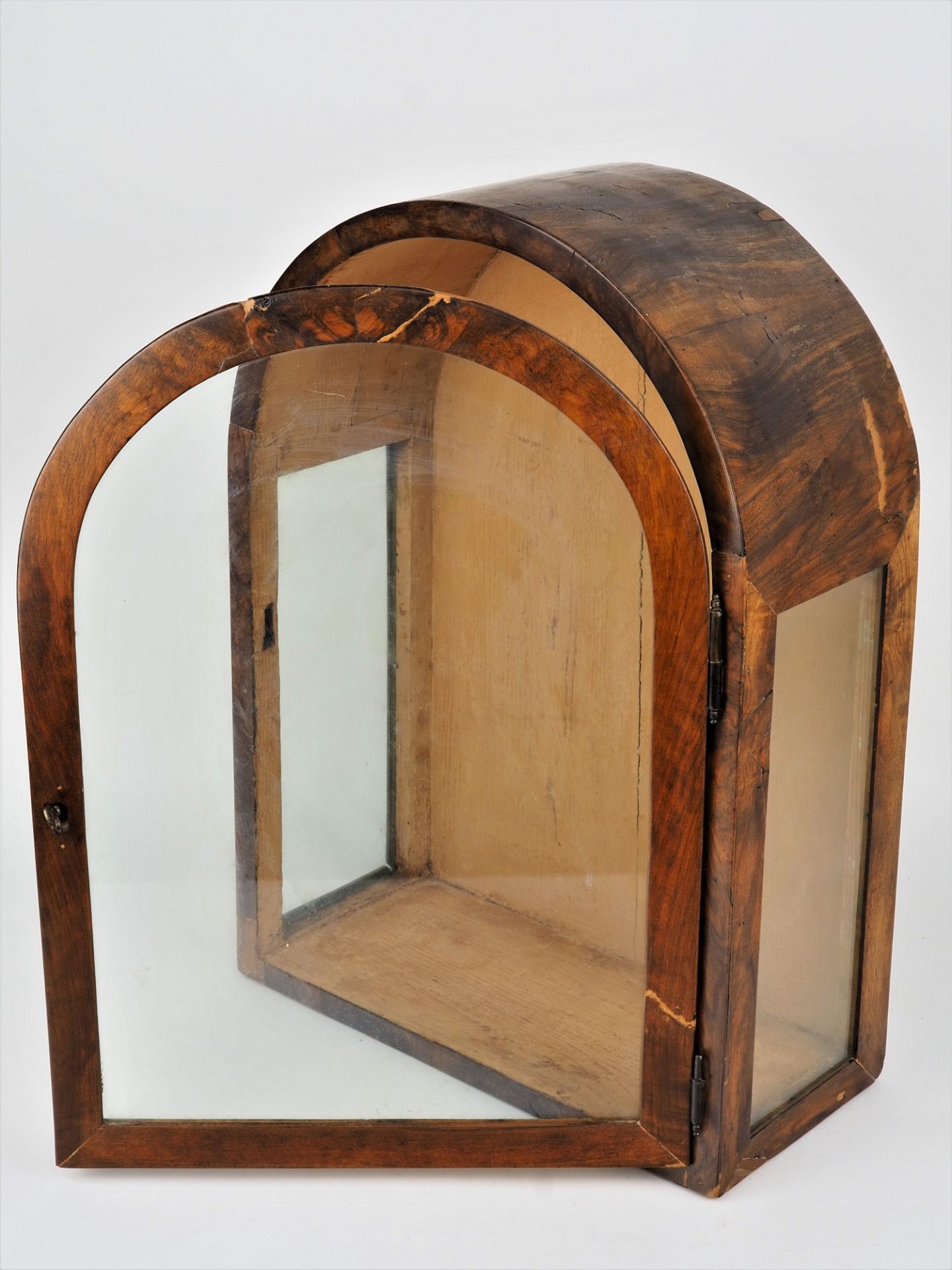 Small Biedermeier table showcase - Image 2 of 3