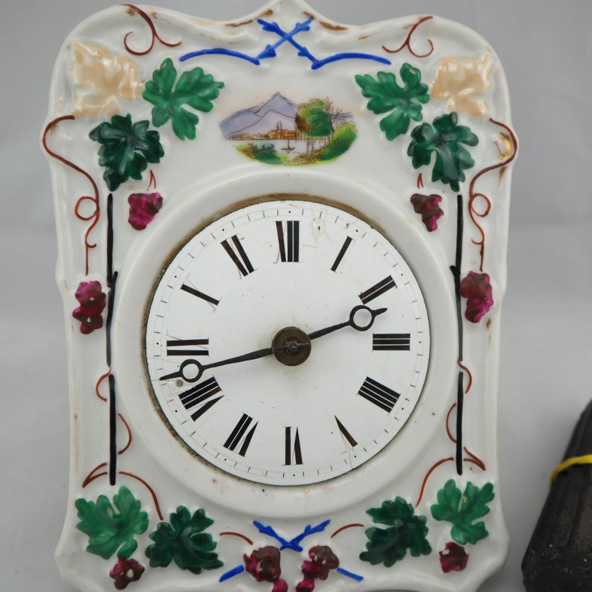 Porzellanschild Uhr, um 1900 - Bild 2 aus 3