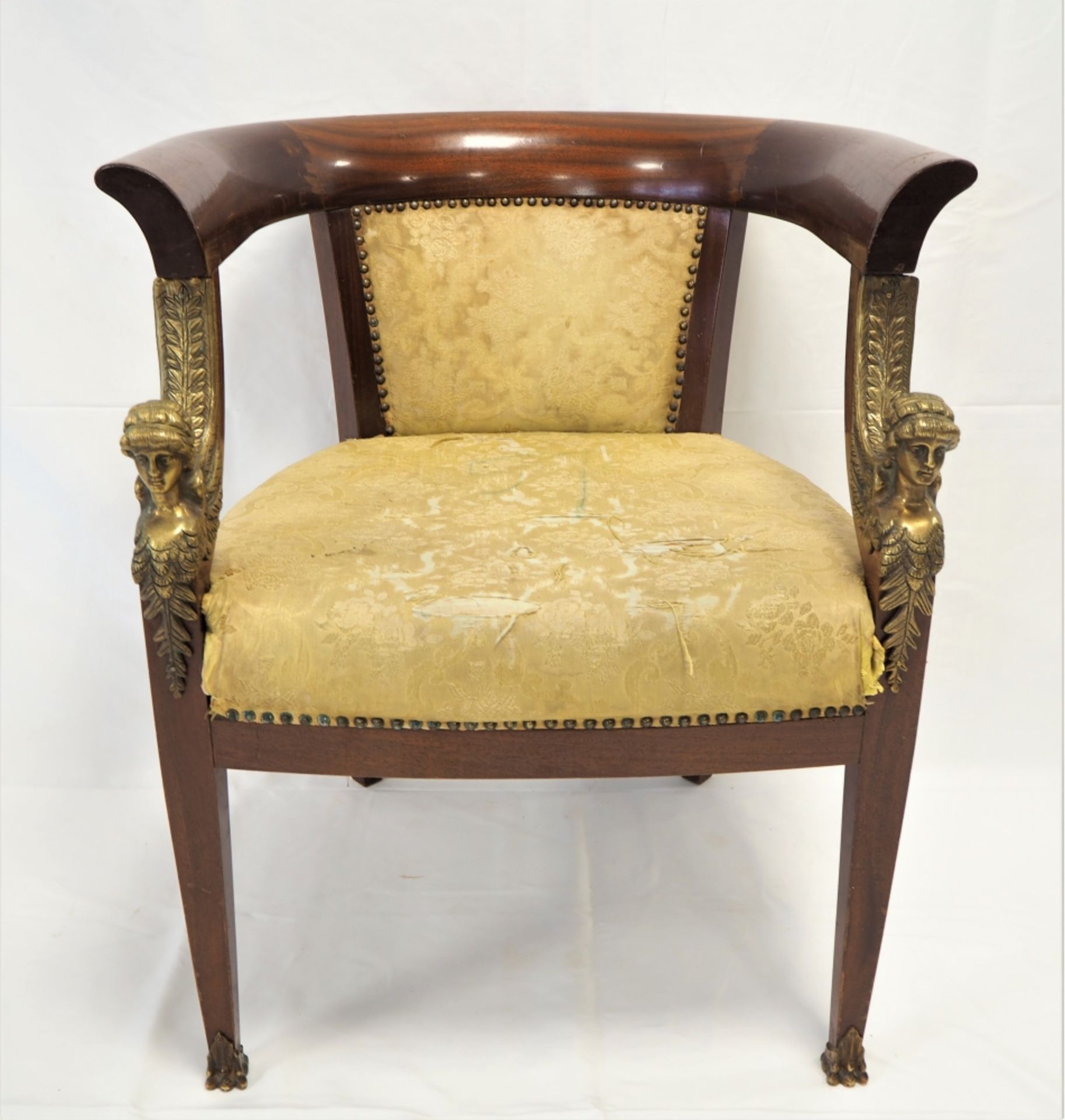 Empire armchair - around 1890 - in original condition - Image 2 of 4