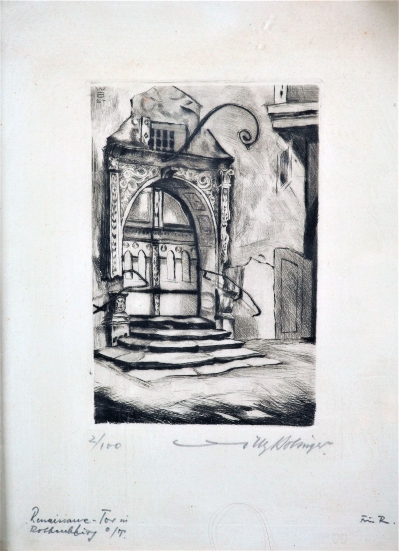 Willy Bolsinger (1892, Ebingen-?) - set of etchings, 3 pieces - Image 5 of 5