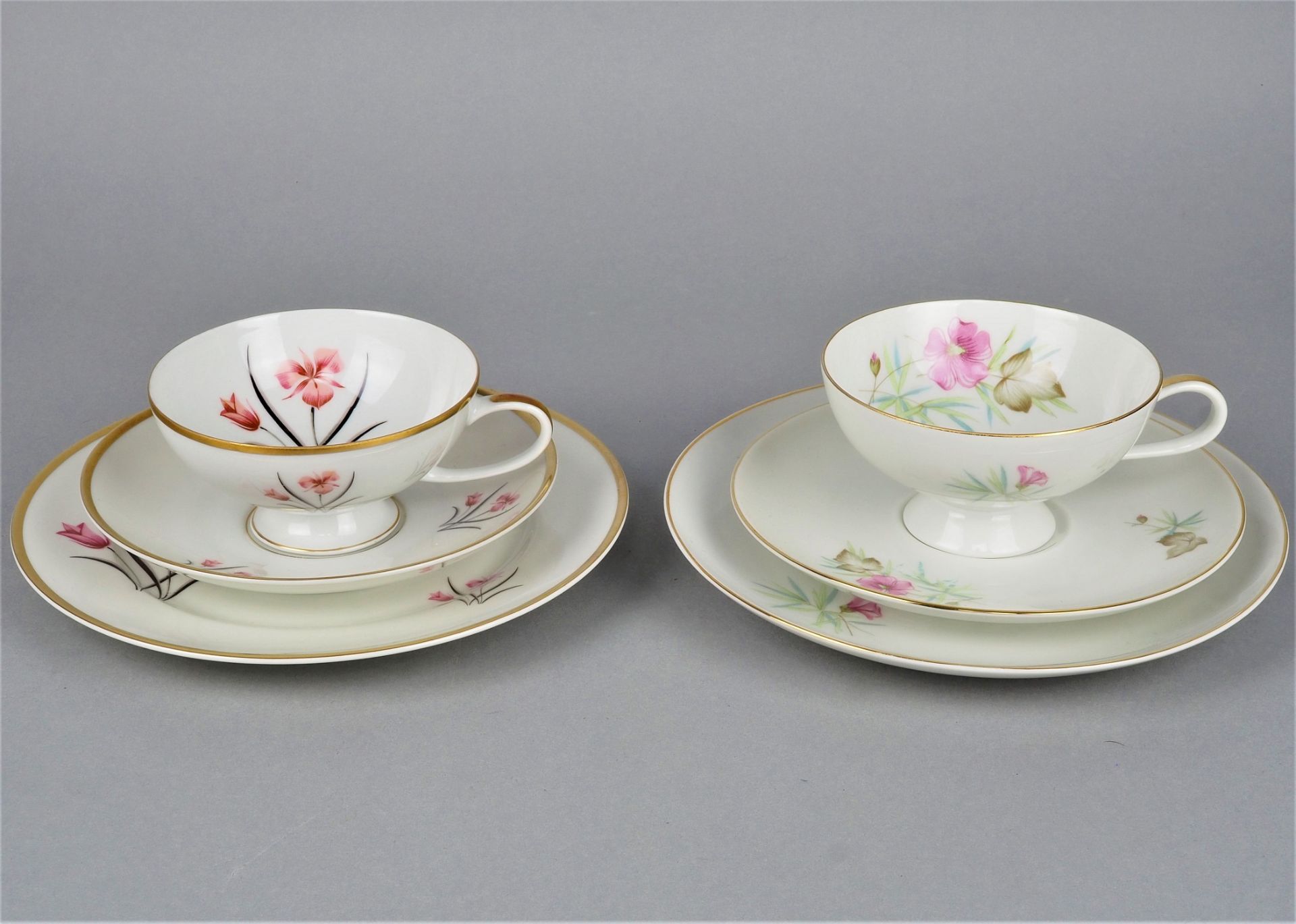Convolute collector tea set, 2 pieces