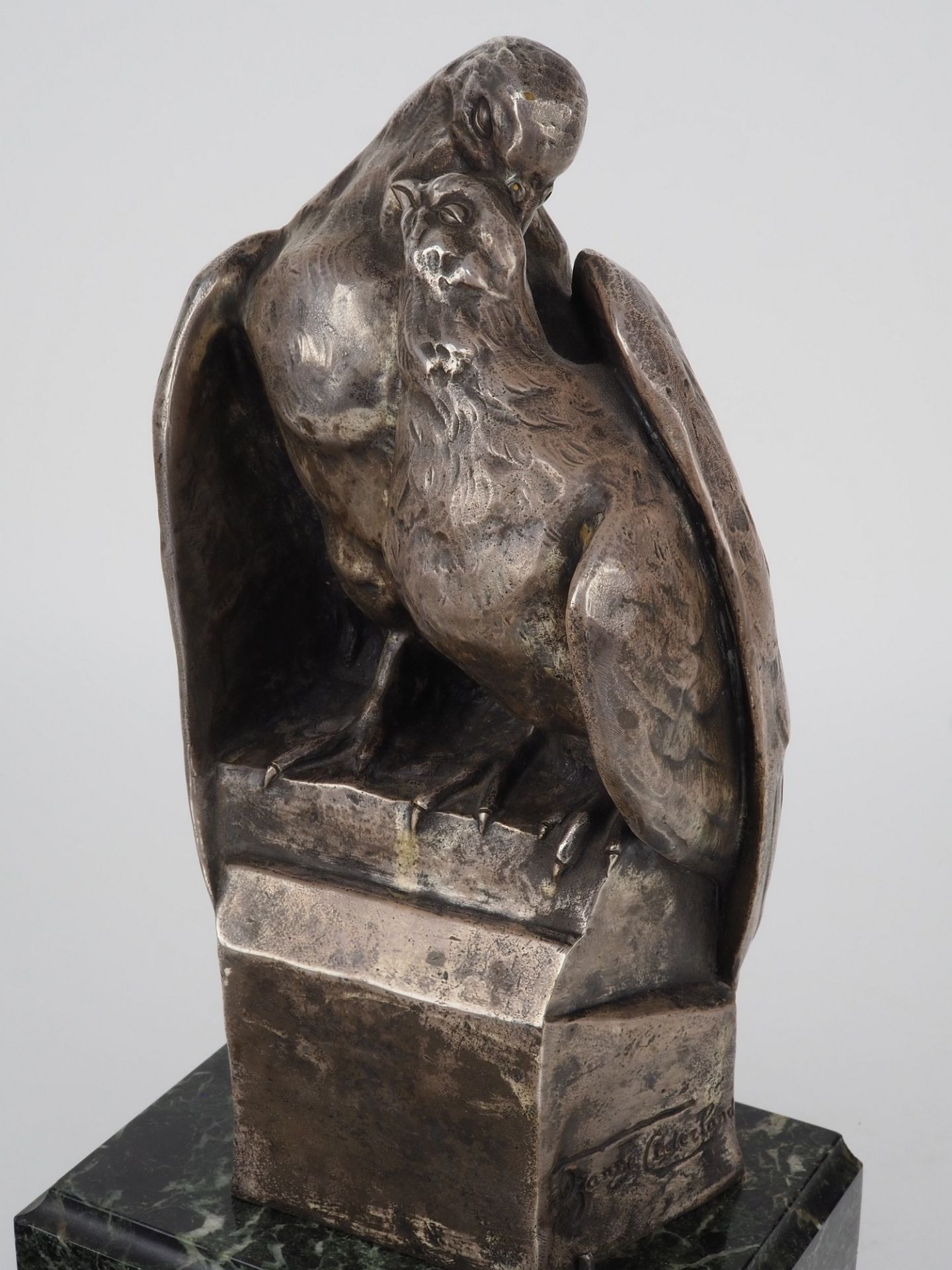 Large bird sculpture around 1900 - Image 2 of 5
