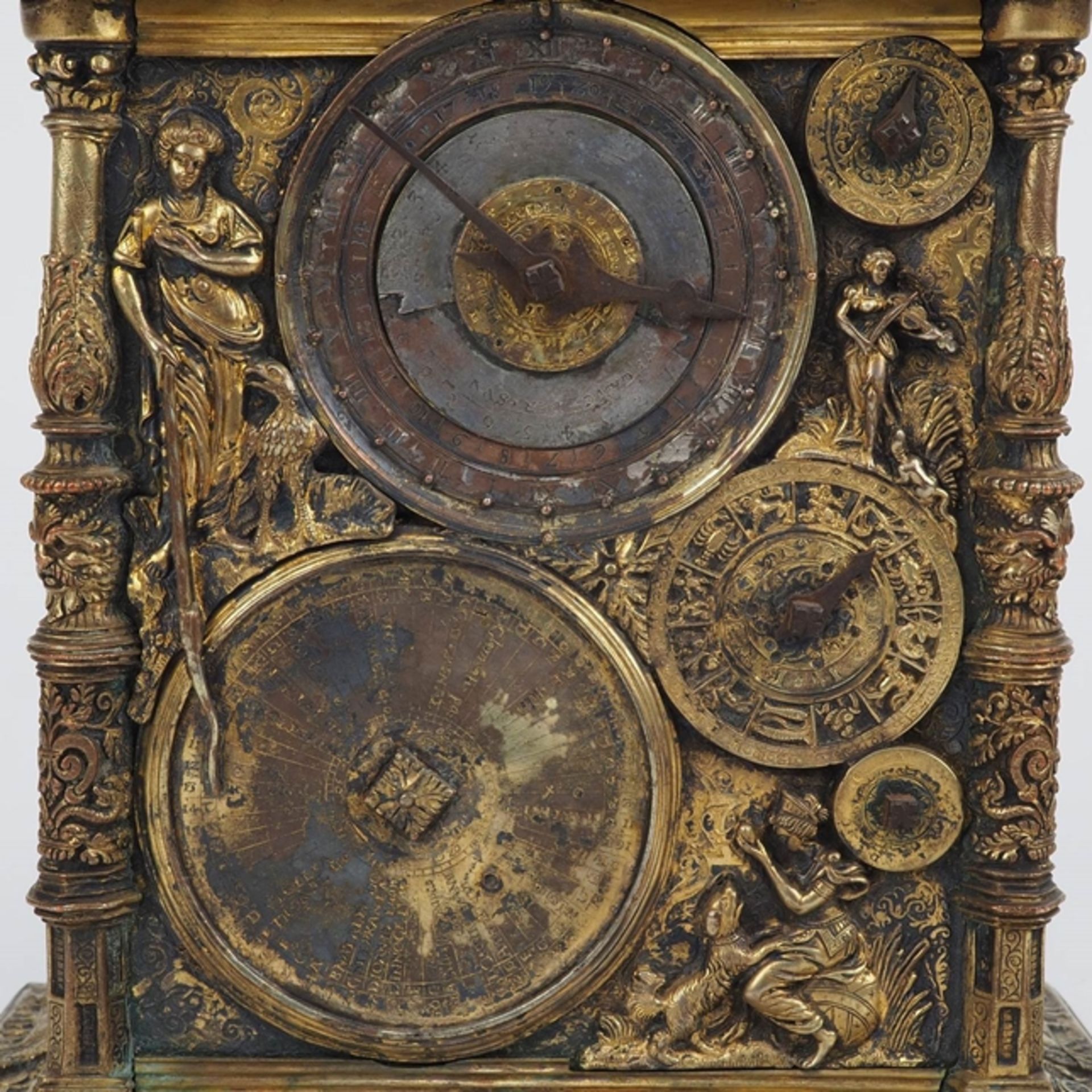 Astronomische Renaissance Tischuhr - nach Jeremias Metzger, Augsburg - Bild 4 aus 10