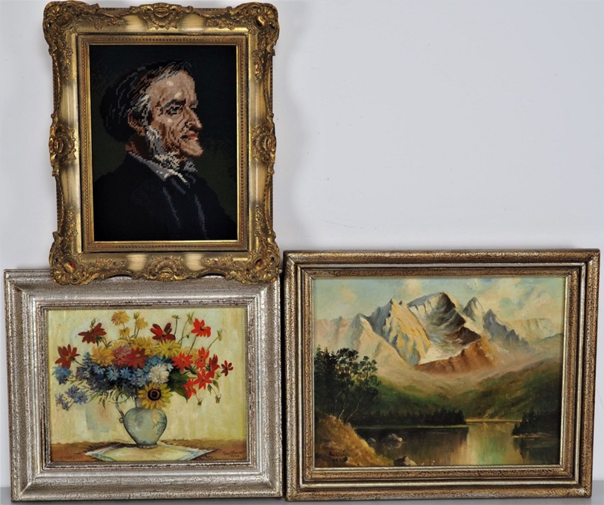 Mixed lot of paintings, Josef Gleich