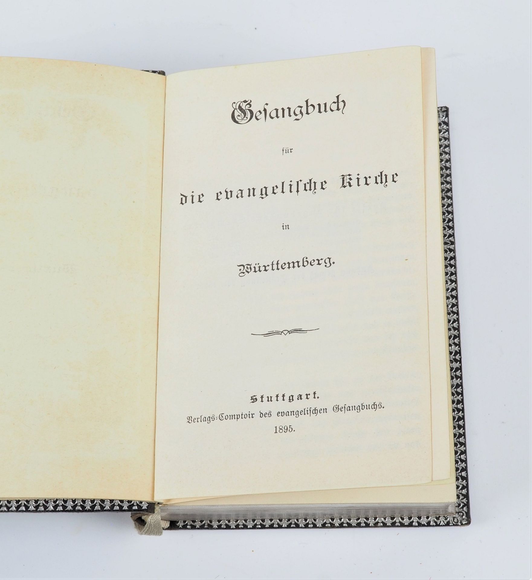 Evangelisches Gesangbuch, Württemberg, 1895 - Bild 2 aus 4