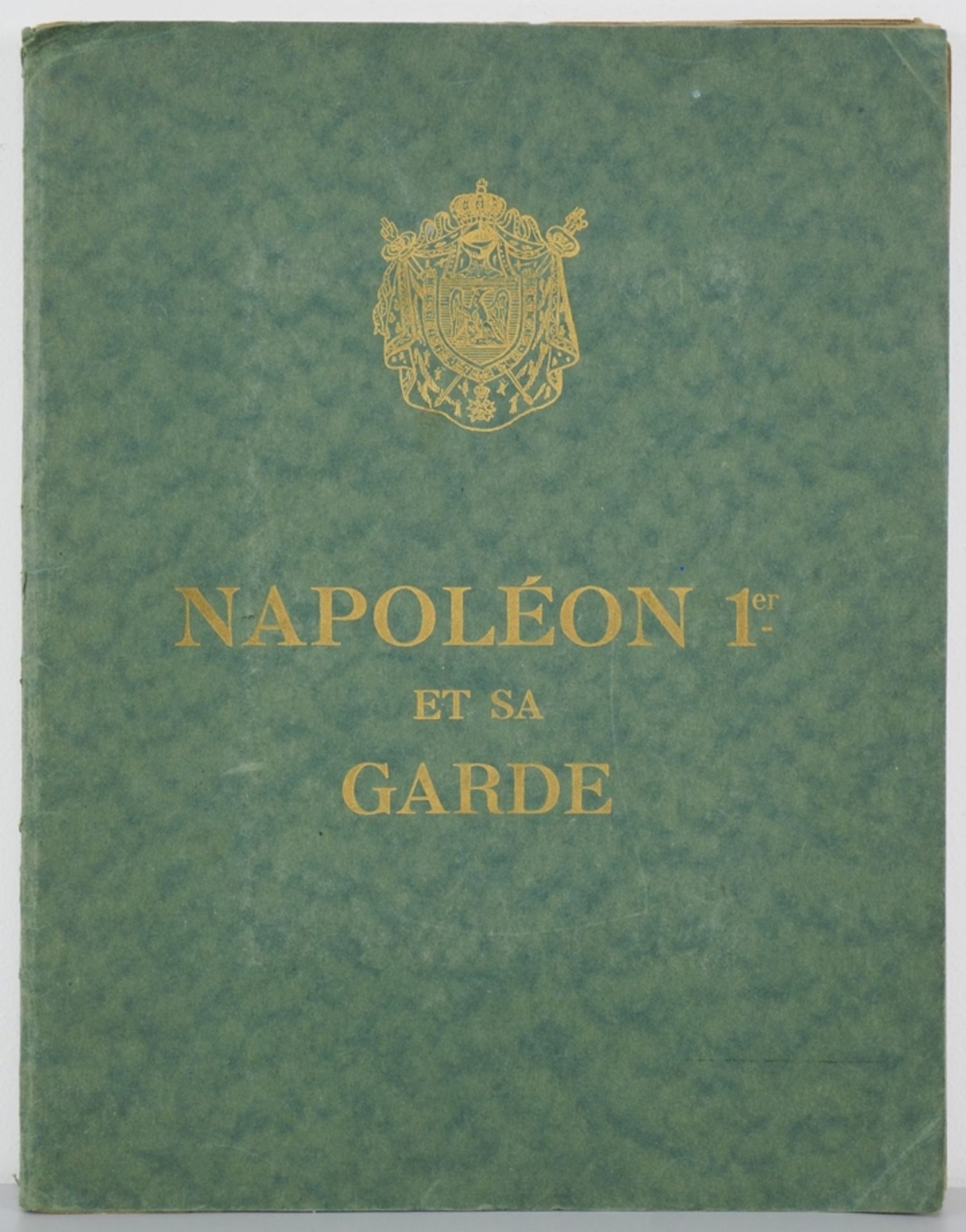 Mappe kolorierte Lithographien Napoleon und Garde, nach Maurice Toussaint, Anf. 20. Jh. - Bild 2 aus 4