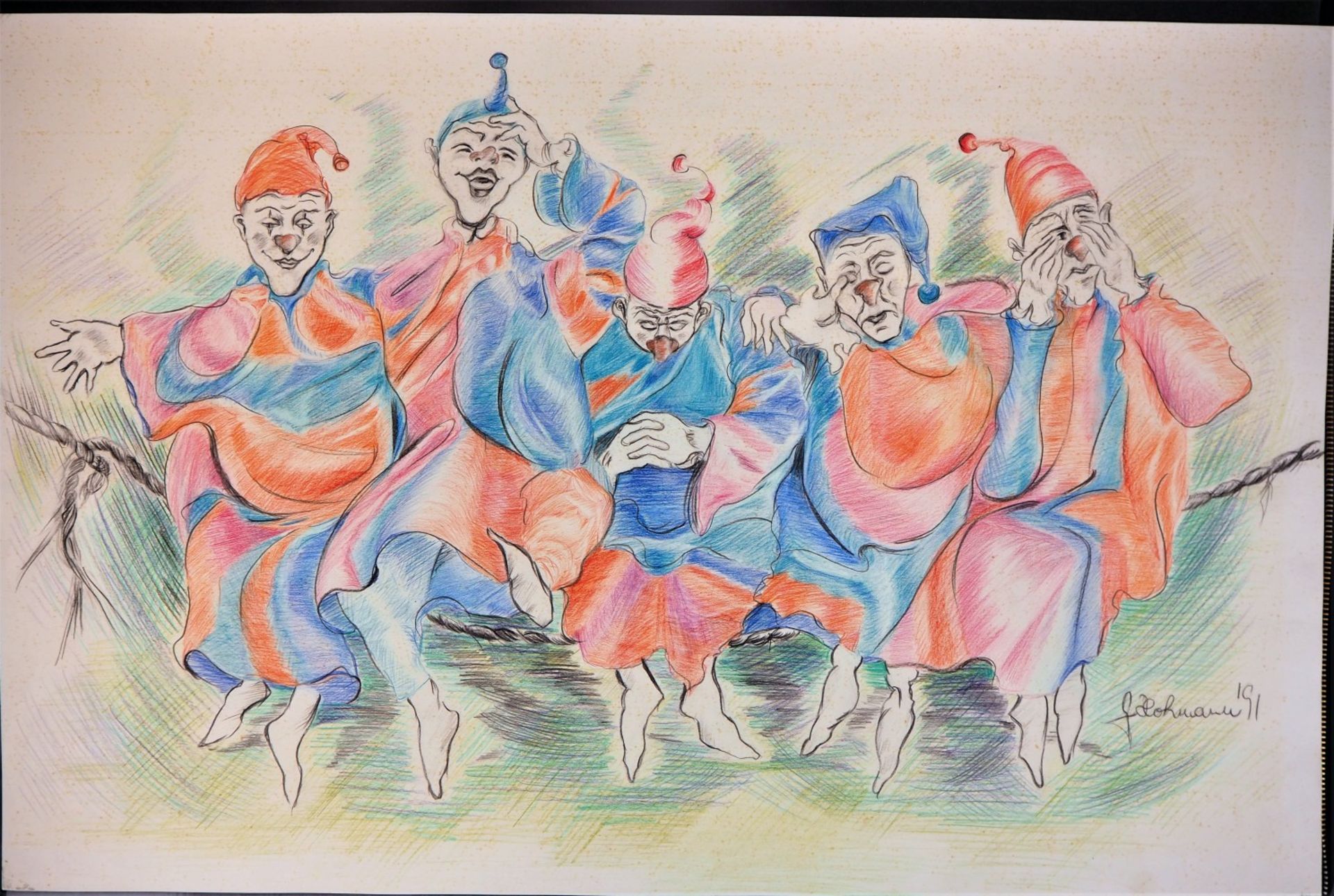 Gudrun Hohmann - Clowns, 1991